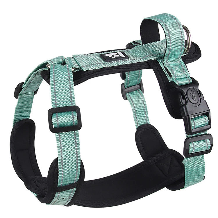 CN Zhejiang Reflective Dog Harness With Handle Adjustable Vest