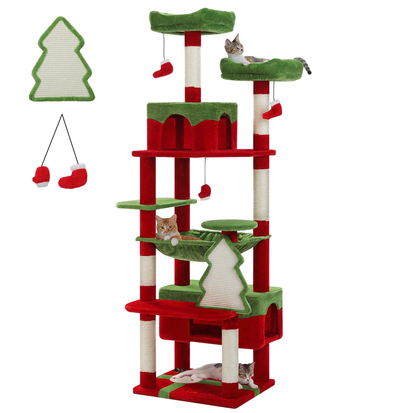 PAWZ Road Cat Tree Tower With Sisal Posts Indoor Use