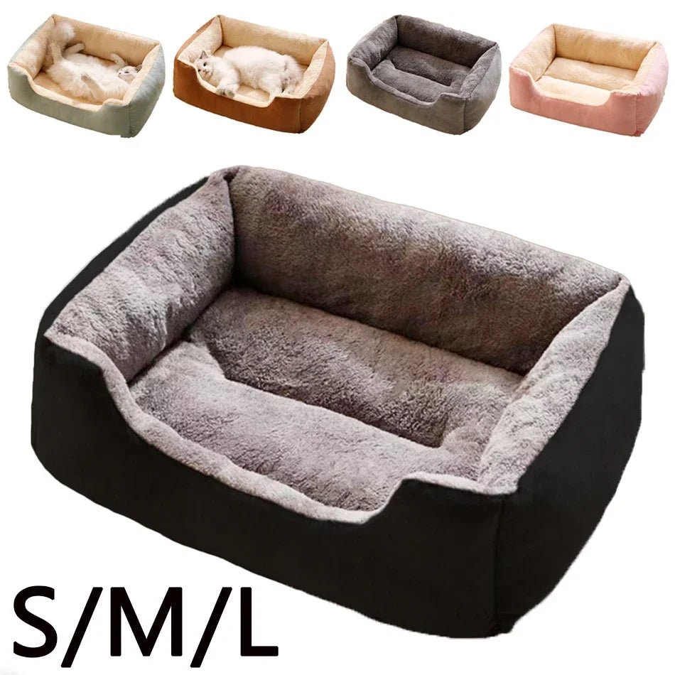 Guangdong Plush Cat Bed With Soft Cushion For Cats