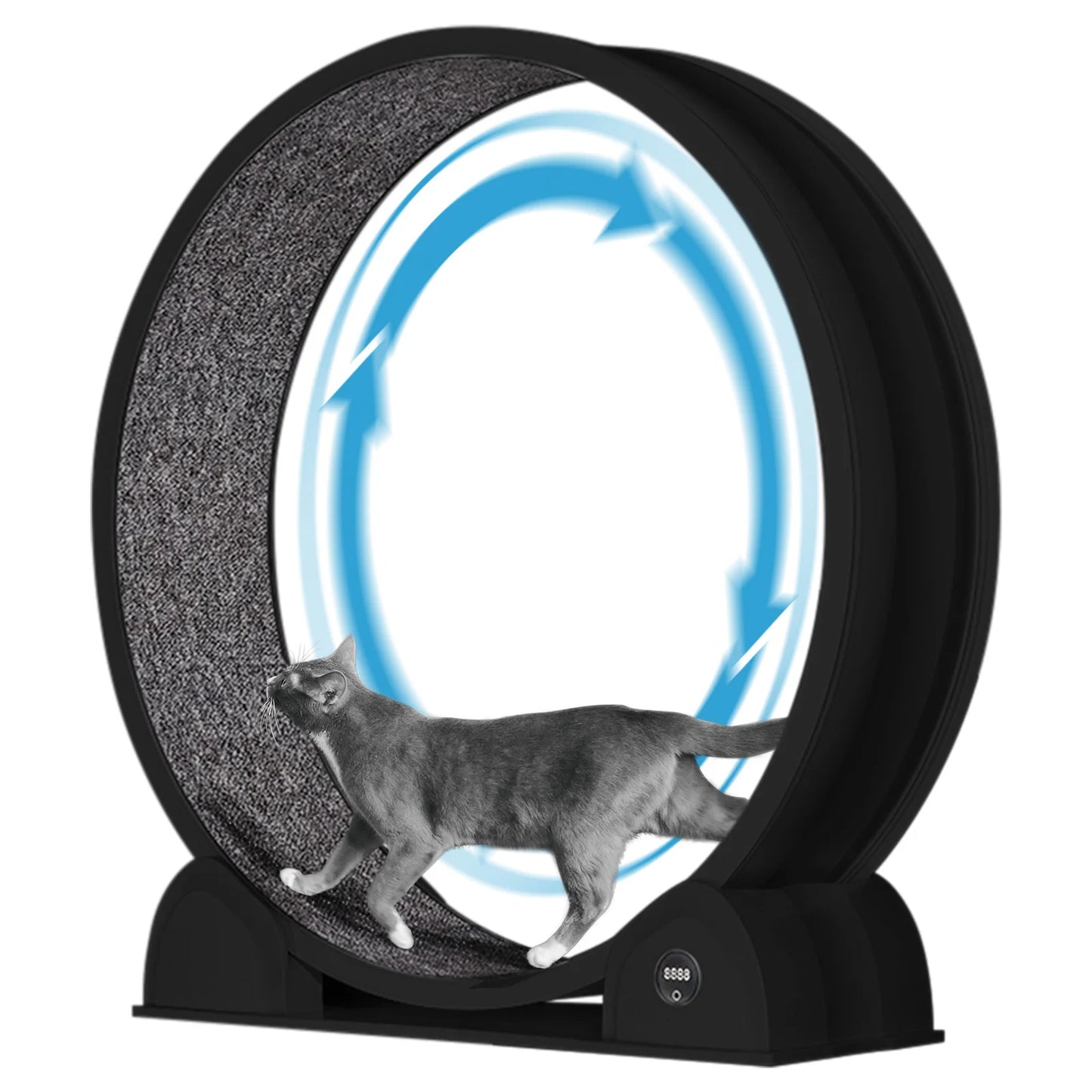 HiMISS Cat Exercise Wheel With Smart Pedometer Tracker