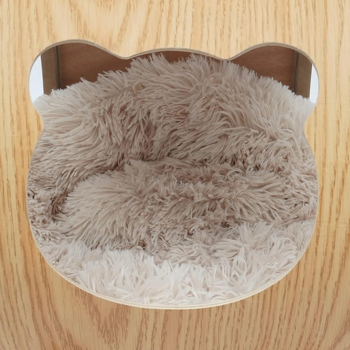 Cat Pod Bed With Wooden Frame Clear Acrylic Dome Cushion