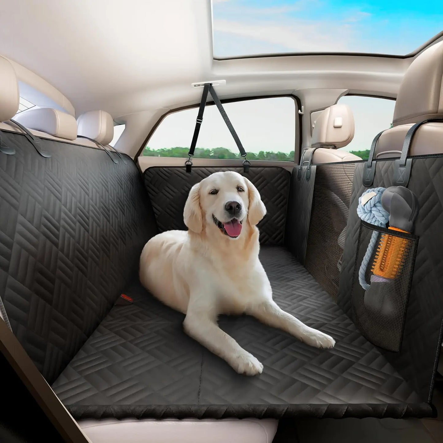 CN Zhejiang Dog Seat Cover Hammock for Cars and SUVs