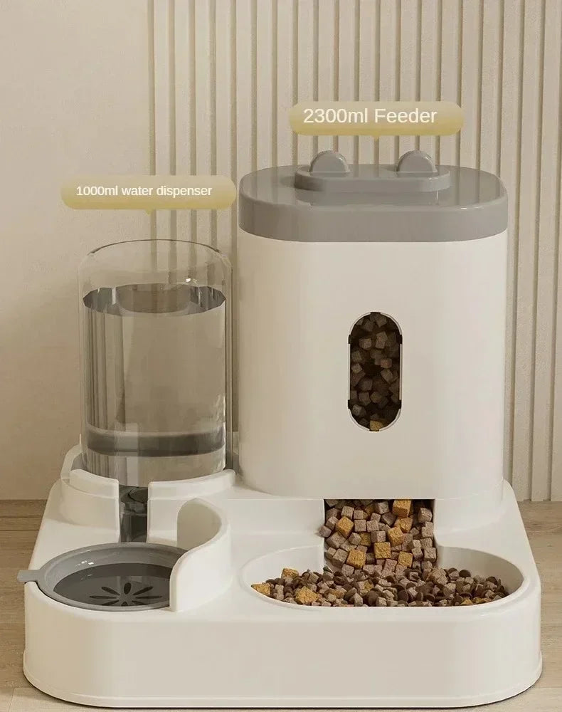 Feature1 Automatic Pet Feeder and Water Fountain For Pets