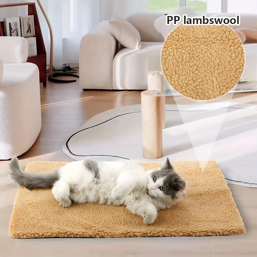 NONECN Self Heating Pet Pad Blanket for Cats and Dogs
