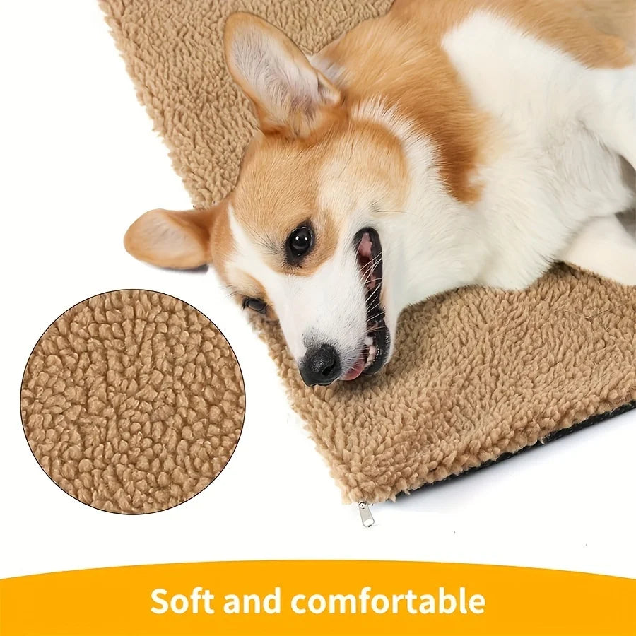 NONECN Self Heating Pet Pad Blanket for Cats and Dogs