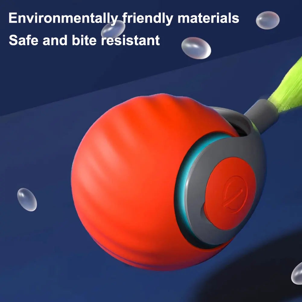 Automatic Moving Cat Toy Ball Interactive Rechargeable Pet Toy