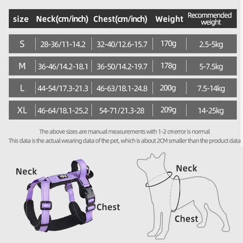 CN Zhejiang Reflective Dog Harness With Handle Adjustable Vest