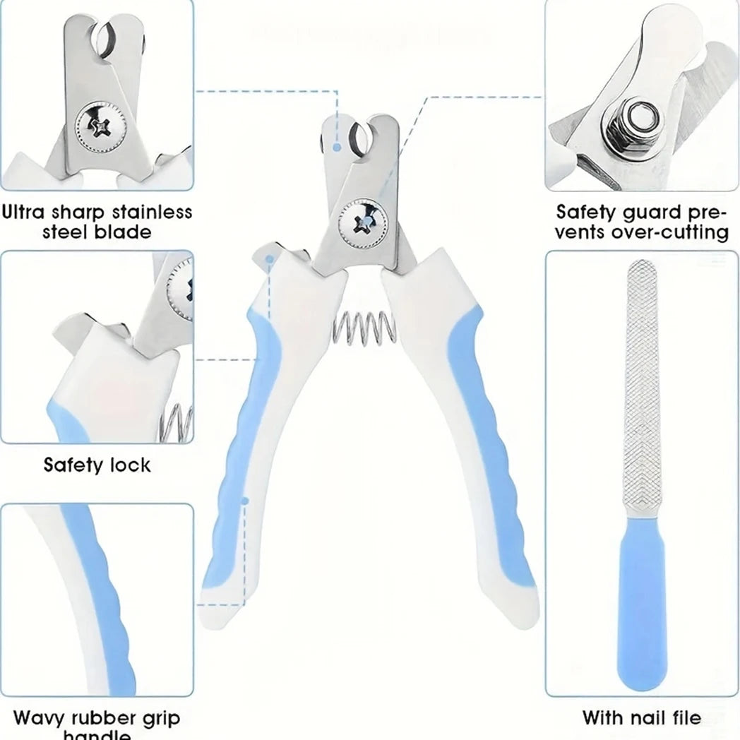 Hign-concerned 7-Piece Pet Grooming Set For Dogs Hair Removal Tools