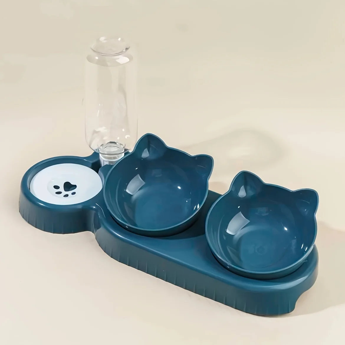Cat Water Bowls With Gravity Water Dispenser For Neck Protection