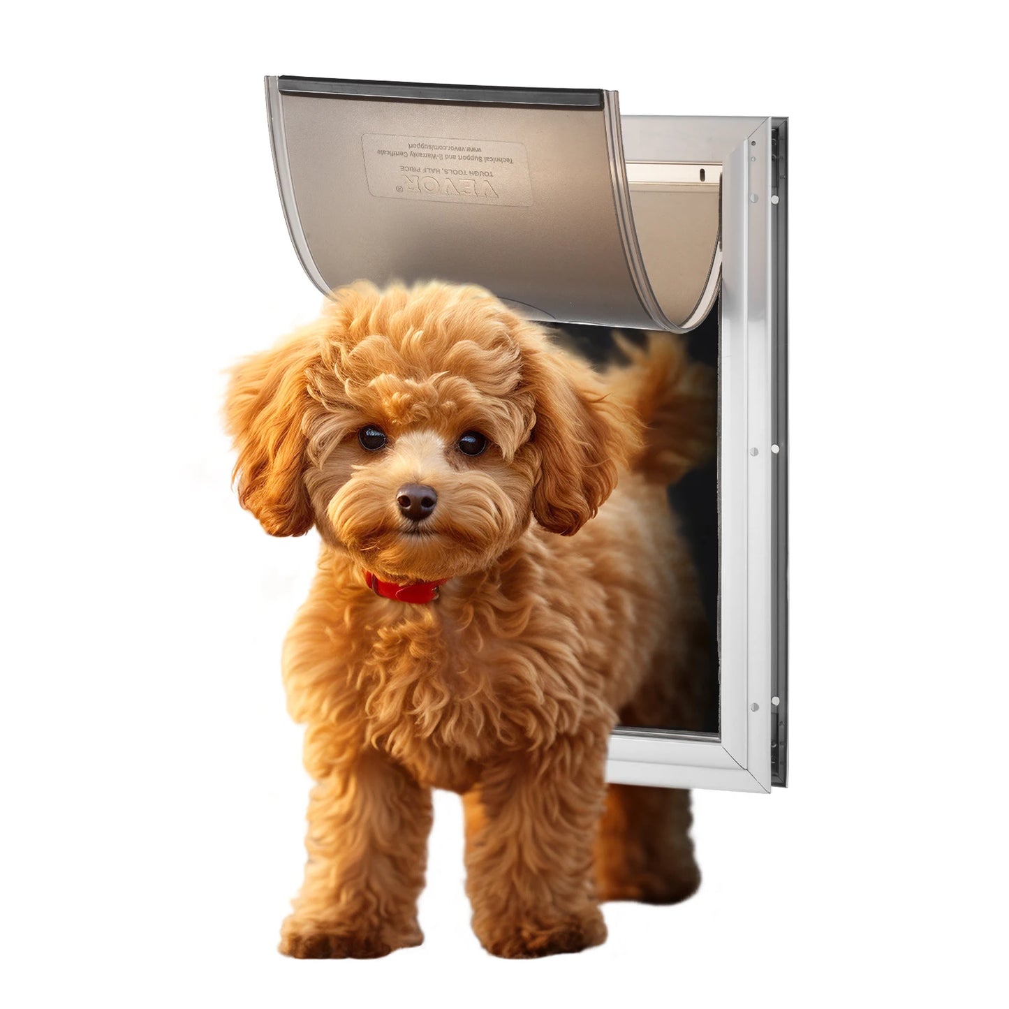 NONEDog Door Aluminum Frame With Lockable Flap System