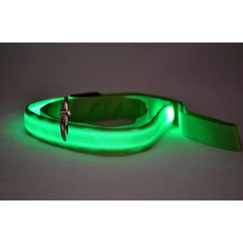 NONECN Luminescent LED Dog Leash Glowing Safety Rope Harness