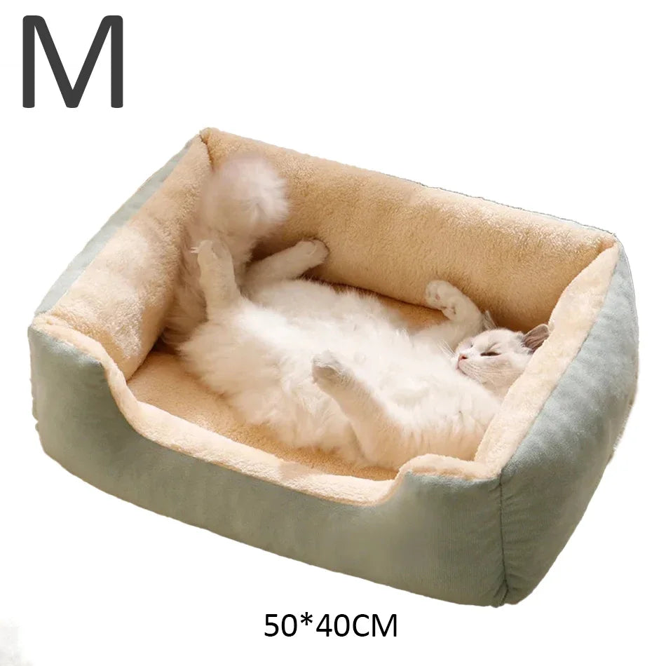 Guangdong Plush Cat Bed With Soft Cushion For Cats