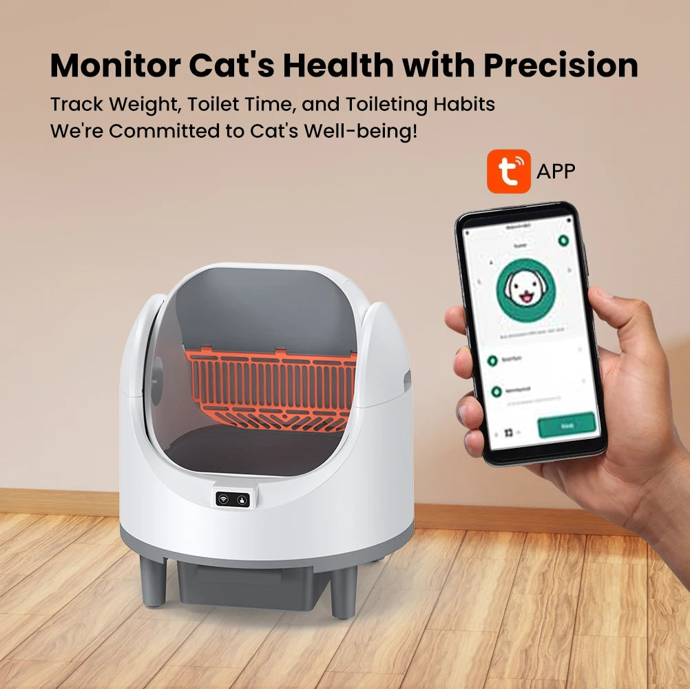 Cityflee Smart Self-Cleaning Cat Litter Box App Control