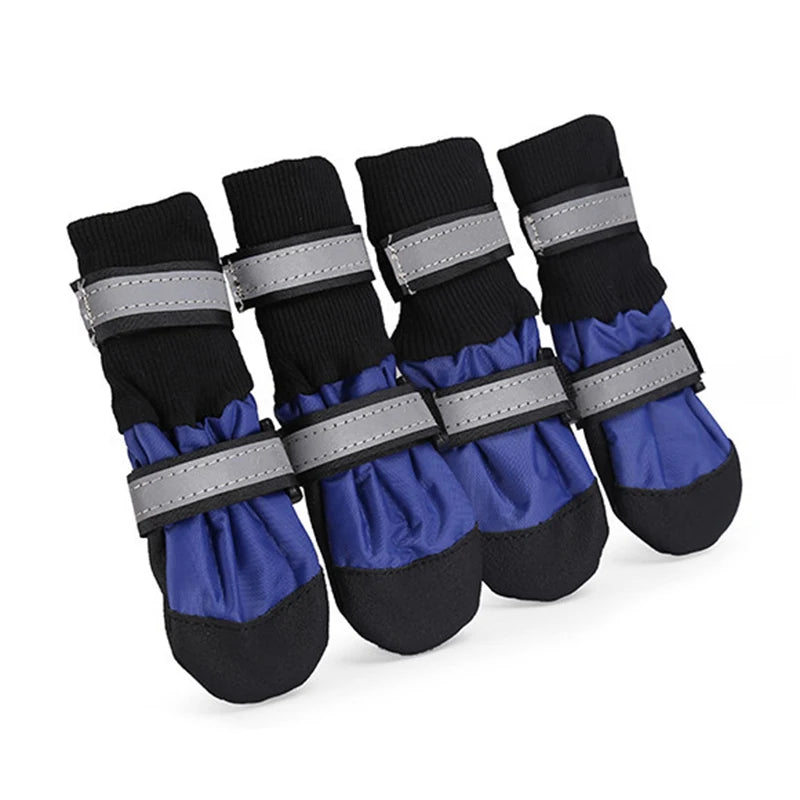 Waterproof Anti Slip Dog Boots Reflective For Dogs Outdoor